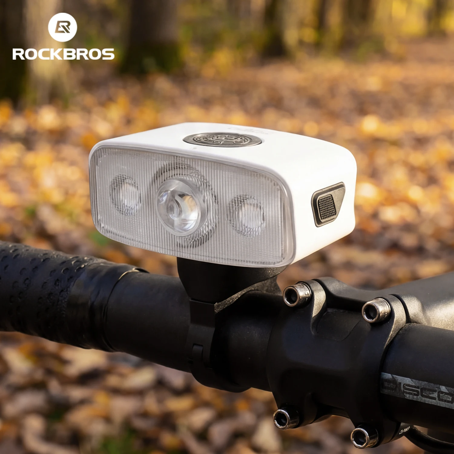 

ROCKBROS Bicycle Headlight 3500mAh 1200LM Highlight Bike Lamp IPX6 Waterproof Aluminum Alloy Flashlight Bike Light Accessories