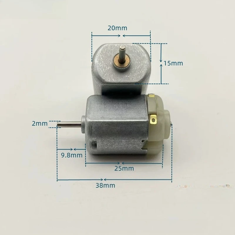 Diy Manual Experiment of FC130-14195 Miniature DC Motor Dc3V-12V Strong Magnetic Carbon Brush Toy Model Car Remote Control Car