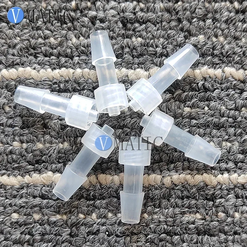 Free Shipping 10 Pcs 1/4 Inch Male Plastic Hose Fitting Barb Thread Copper Connector Joint Coupler Adapter