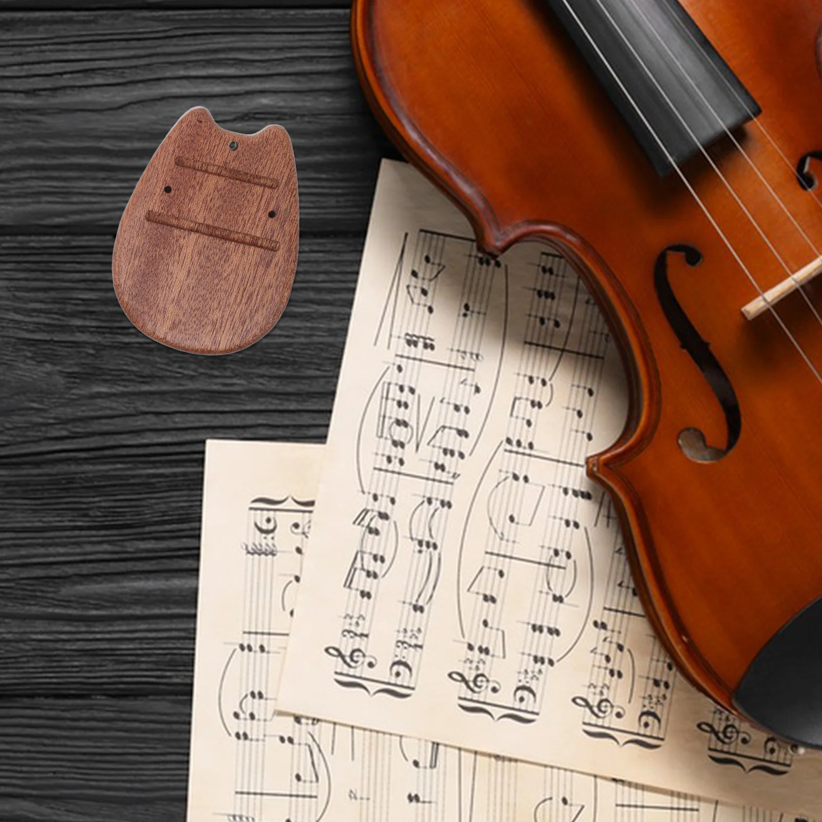 لوحة قاعدة كاليمبا ذات ثمانية نغمات من الخشب الطبيعي، لوح بيانو خشبي بديل لصوت رنين واضح وسهل