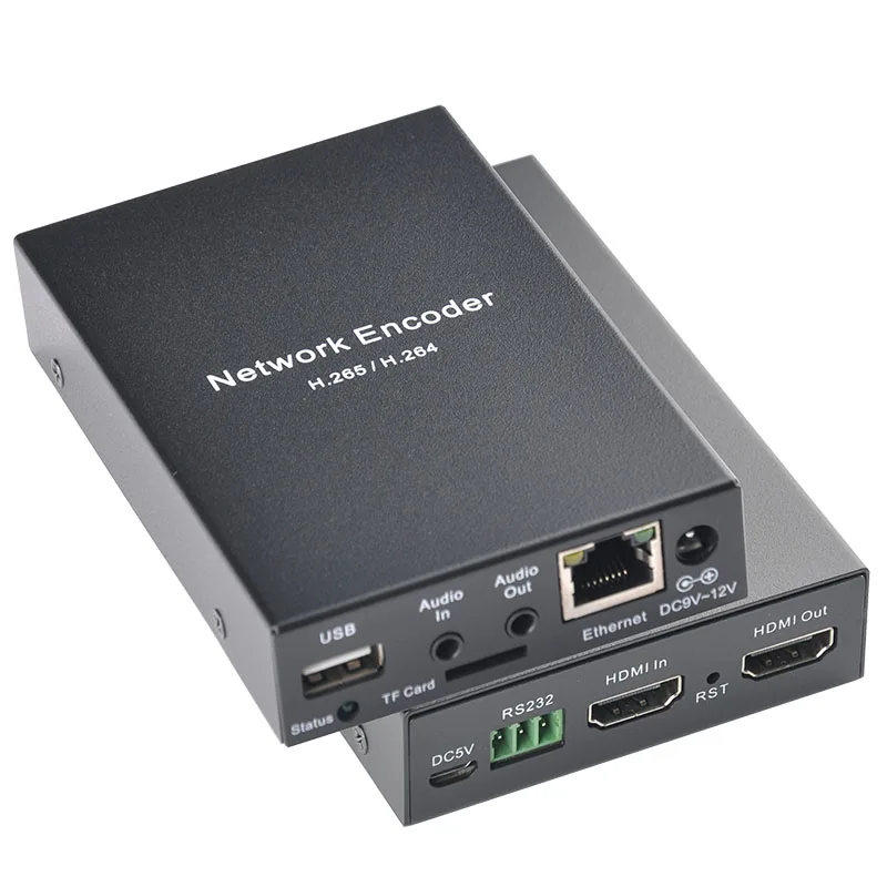 For  Live Streaming HD Network Video Encoder H.265 HEVC H.264 Support with TF Card-Radio & TV Broadcasting Equipment