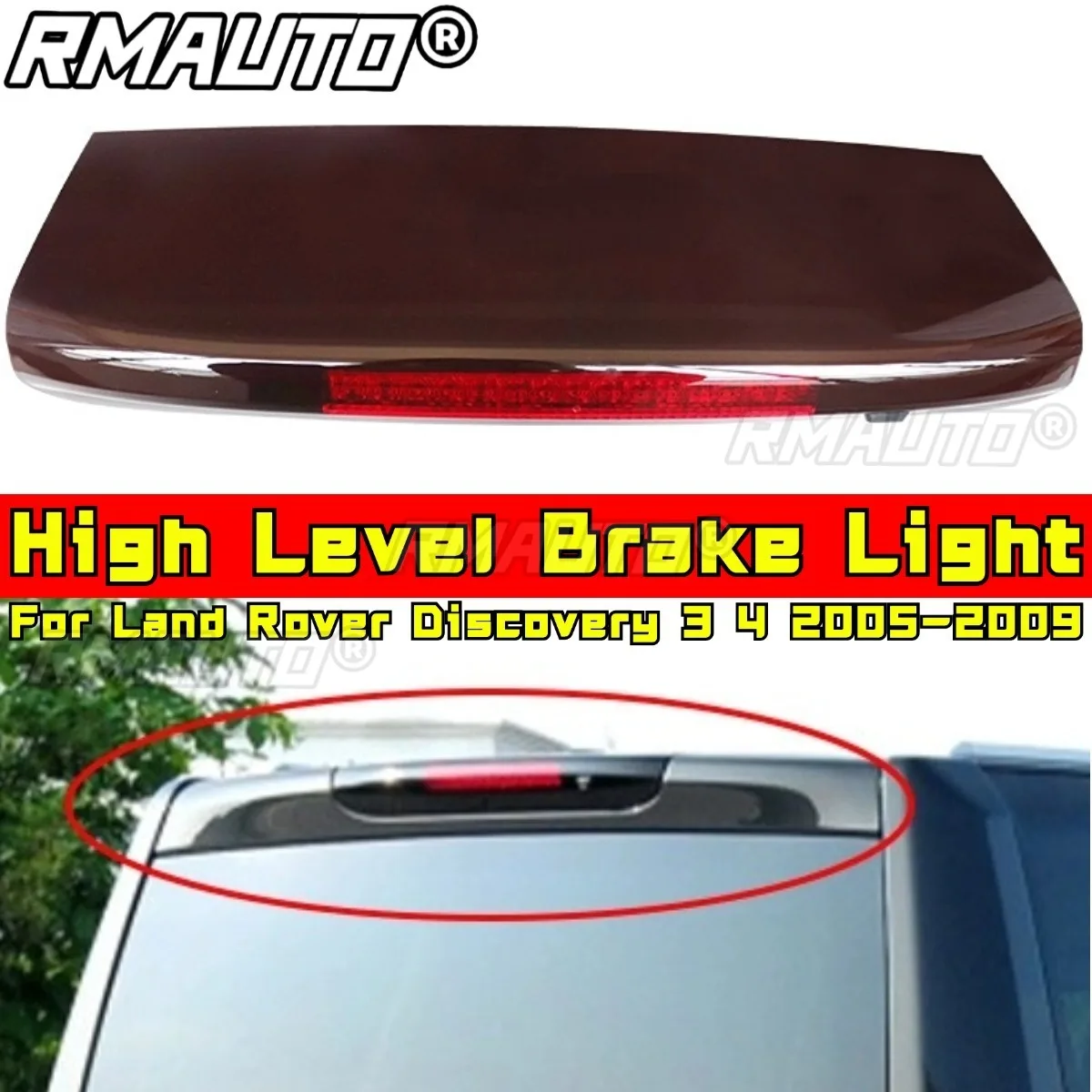 

For Land Rover Discovery 3 4 2005-2009 Car Accessories High Level Brake Light Tail Light LED Brake Stop Light Lamp Chin Body Kit