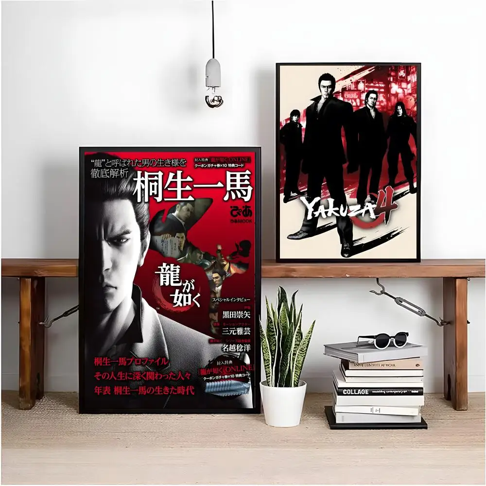 ملصق لعبة Yakuza Like a Dragon عالي الدقة ذاتي اللصق مقاوم للماء مثالي للمنزل والمكتب وغرفة النوم هدية رائعة #3