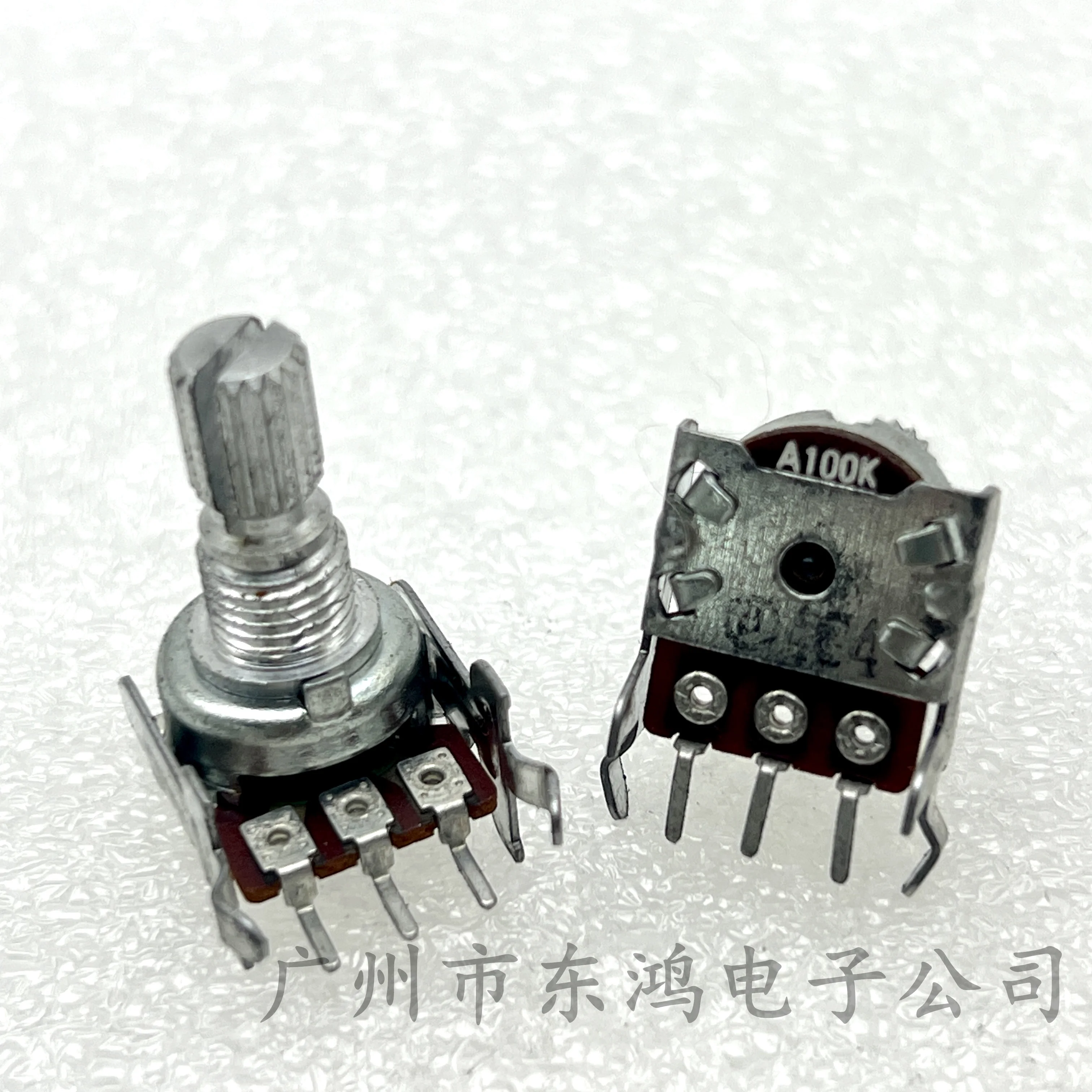 1 PCS Taiwan ALPHA 12 power amplifier active pre-volume adjustment rotary potentiometer A100K axis length 15mm