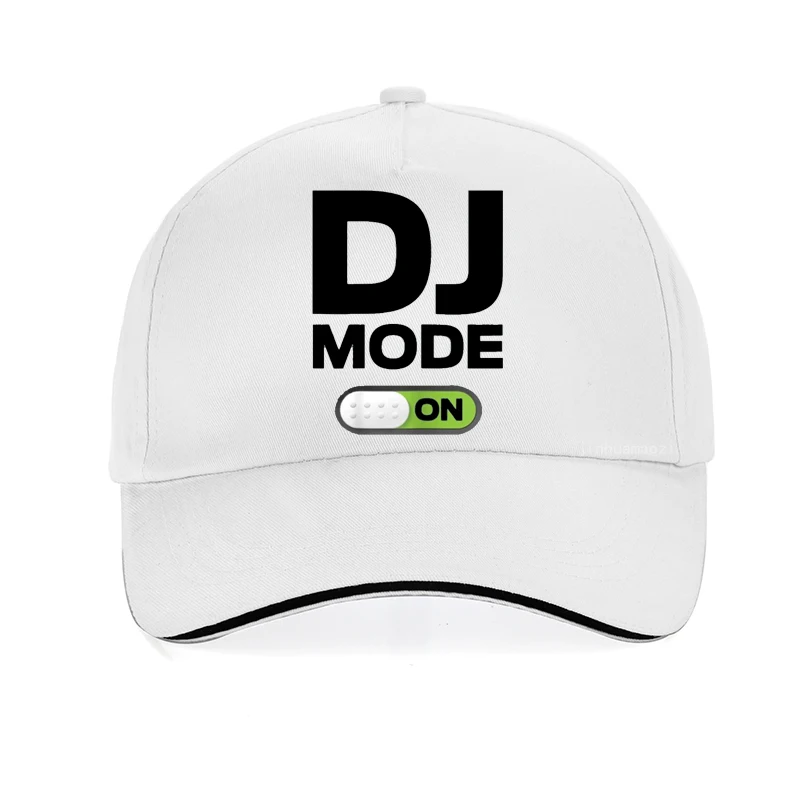 Funny DJ Mode ON Disc Music men hat Fashion Unisex Summer Style Women Men rock baseball cap Birthday Gifts hats Snapback gorra