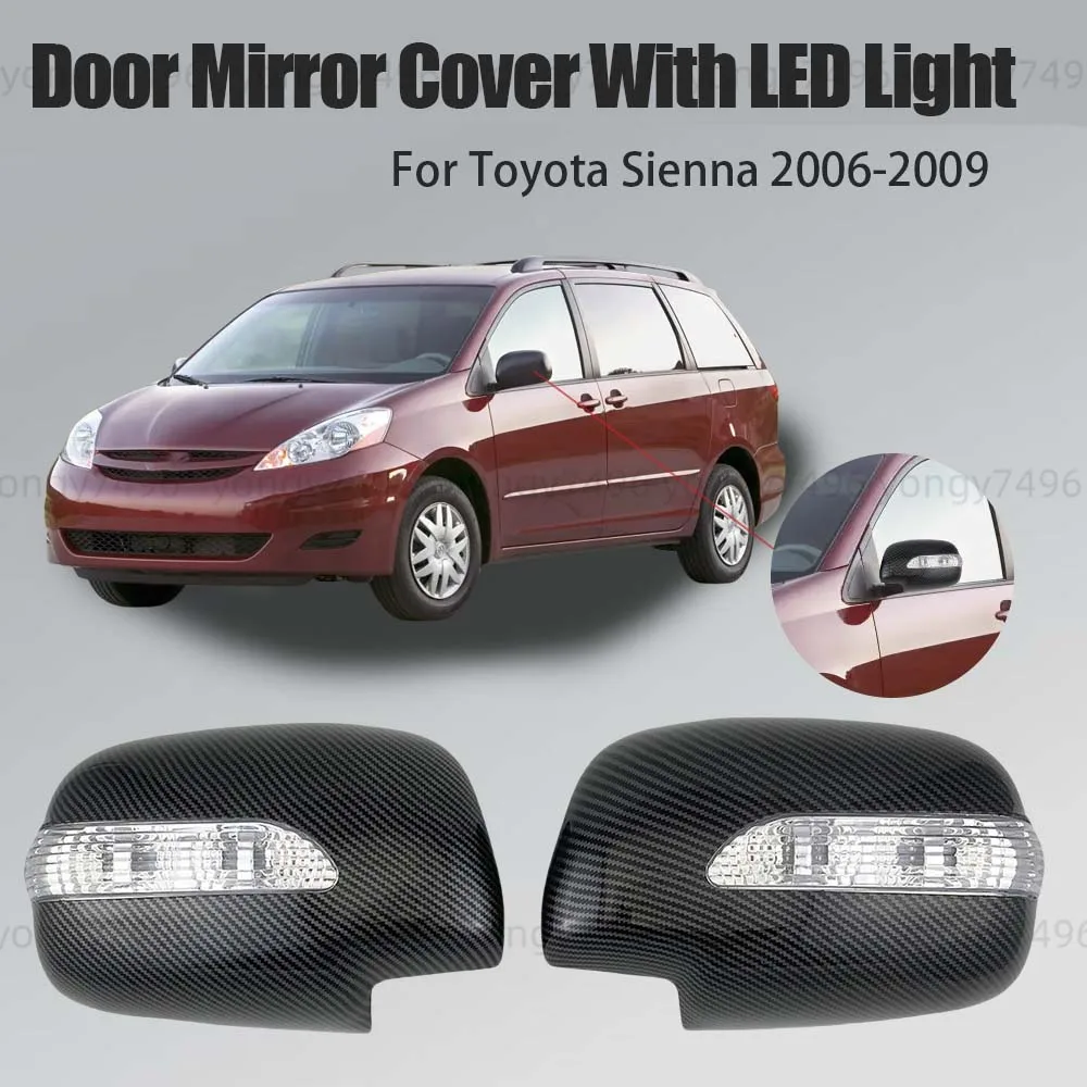 coque-de-retroviseur-lateral-noir-brillant-pour-toyota-sienna-2006-2007-2008-2009-en-fibre-de-carbone-noir-mat-chrome-style-automobile