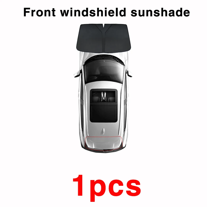 For Tesla Model 3 2017~2023 2022 2021 Car Coverage Sunshade Covers Sun Protection Anti-UV Window Sunshade Visor Auto Accessories