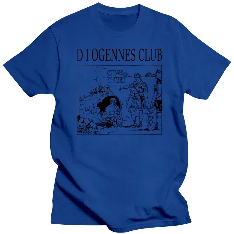 Funny Philosophy Print TShirt Alexander The Great Cynic Diogenes Club Men T-Shirt Ancient Greek Philosopher Diogenes Syndrome