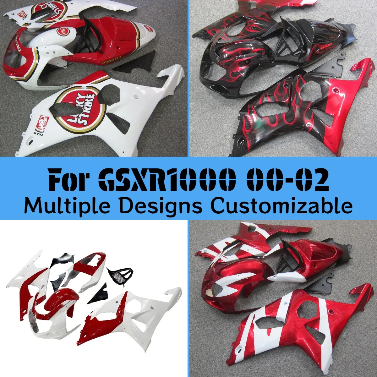 

Для GSXR1000 2000 2001 2002 крутой комплект обтекателей GSXR 1000 00 01 02, обтекатель из АБС-пластика, обтекатели кузова мотоцикла
