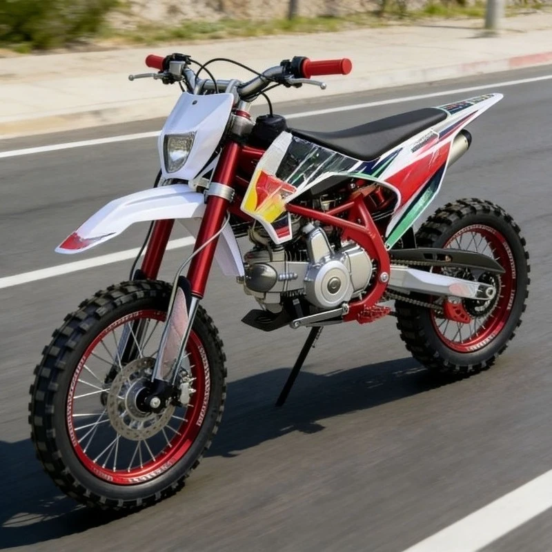 125CC two wheeled off-road motorcycle, fuel motorcycle, mountain off-road motorcycle