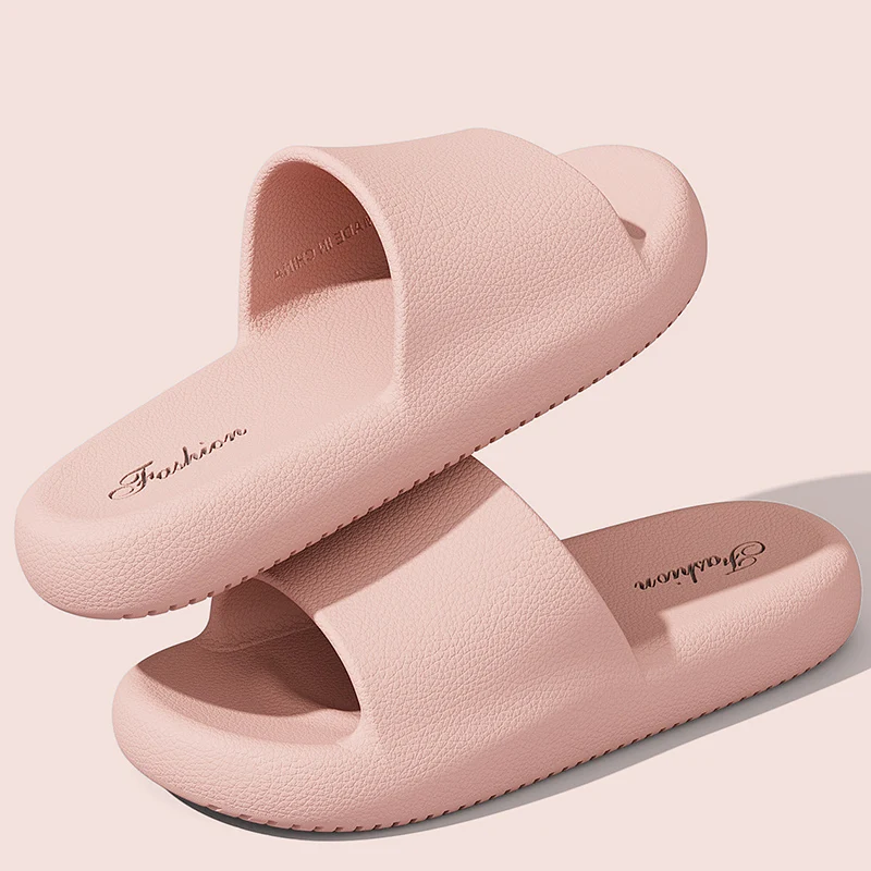 

Лето 2026, толстые тапочки на платформе, женские домашние нескользящие тапочки из ЭВА с дезодорантом для ванной комнаты, женские удобные домашние шлепанцы на мягкой подошве