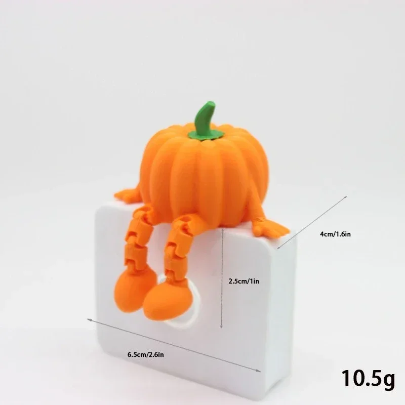 Halloween 3D-Printed Pumpkin & Ghost Figurine – detail image 6