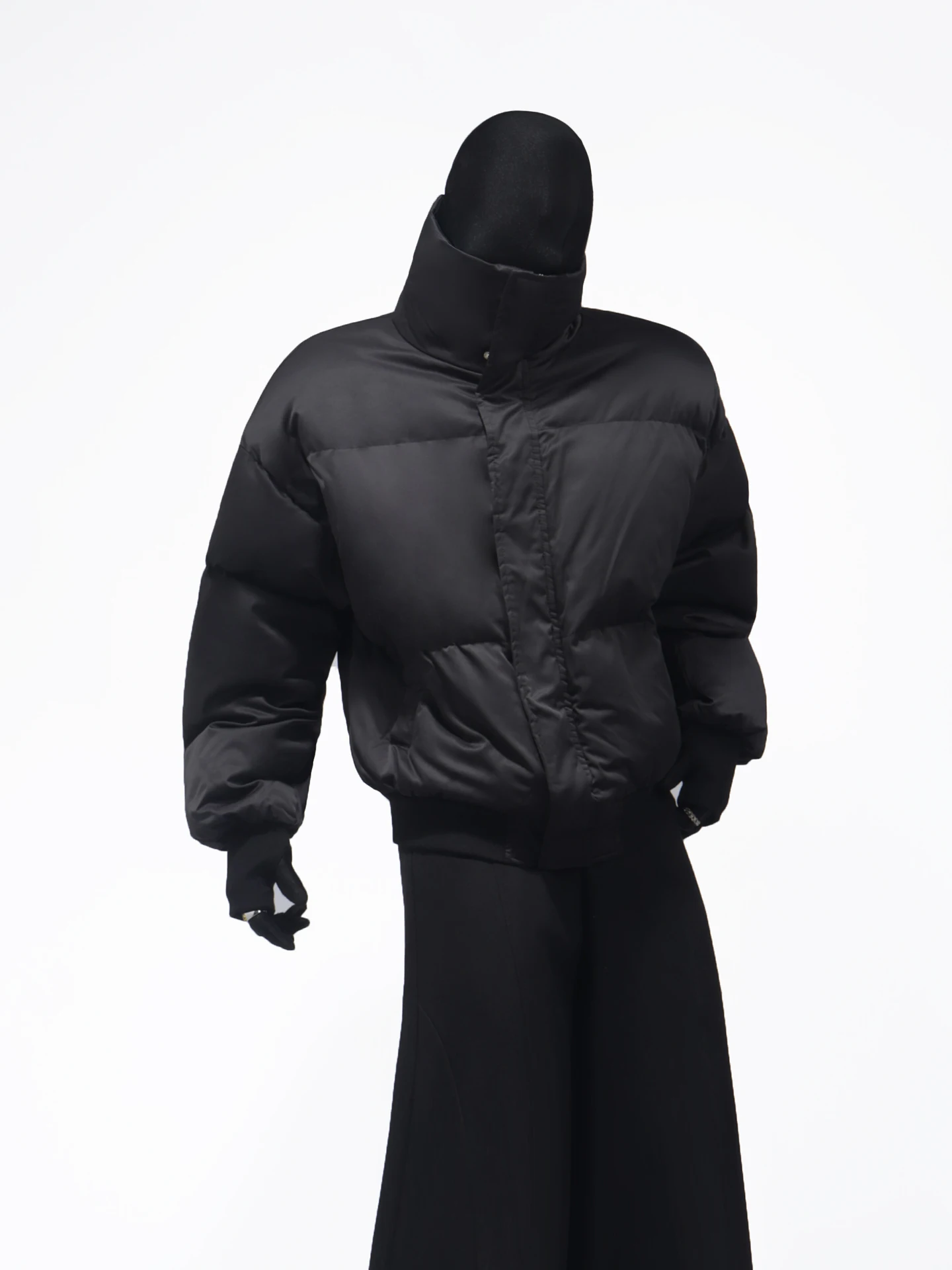 سترات باركاس بتصميم جديد لخريف 2025 مكونة من قطعتين وسيم بلون سادة وياقة ثابتة معاطف رجالية عصرية #2