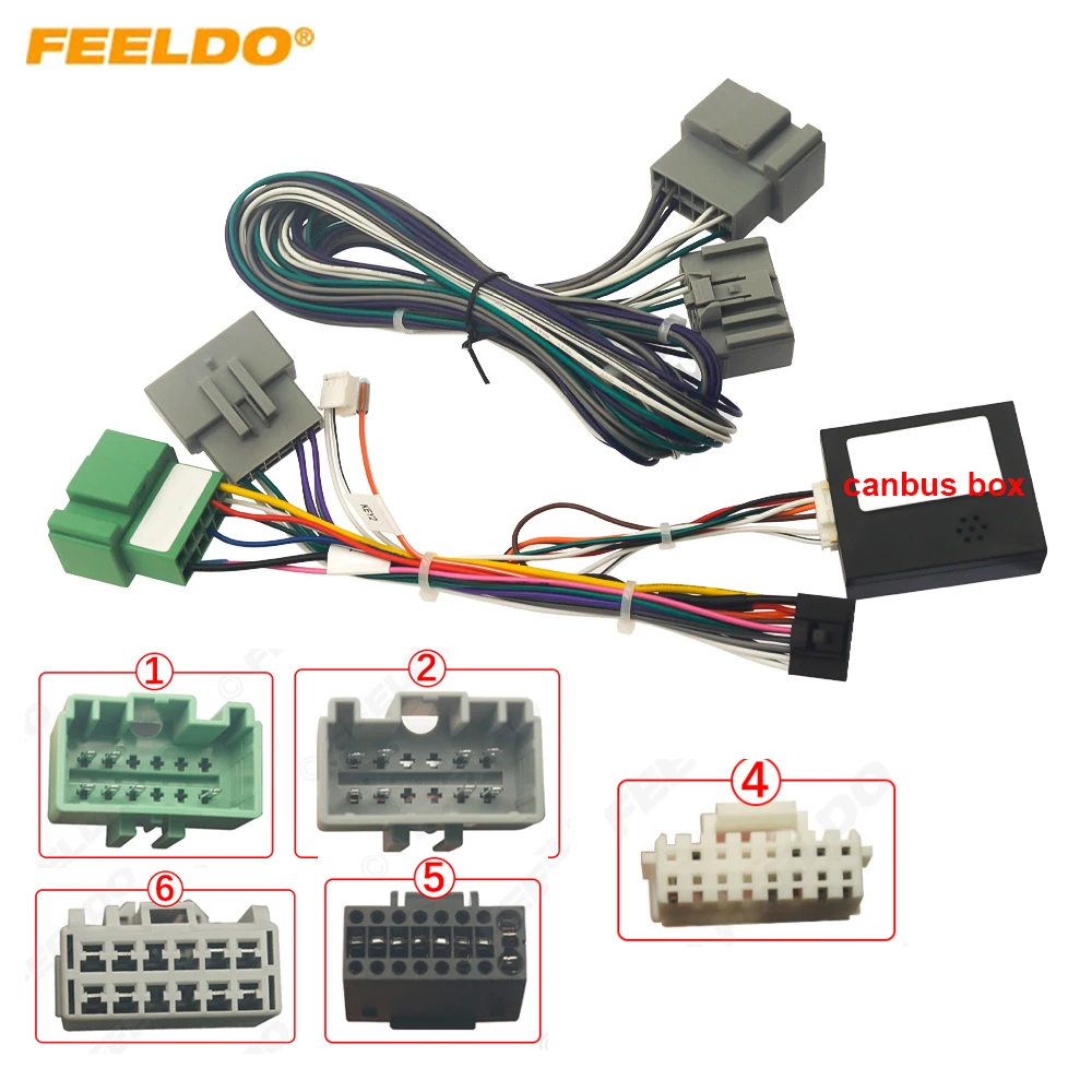 

Автомобильный 16-контактный адаптер жгута проводов шнура питания для Volvo S80 2001-2015, установочный головной блок