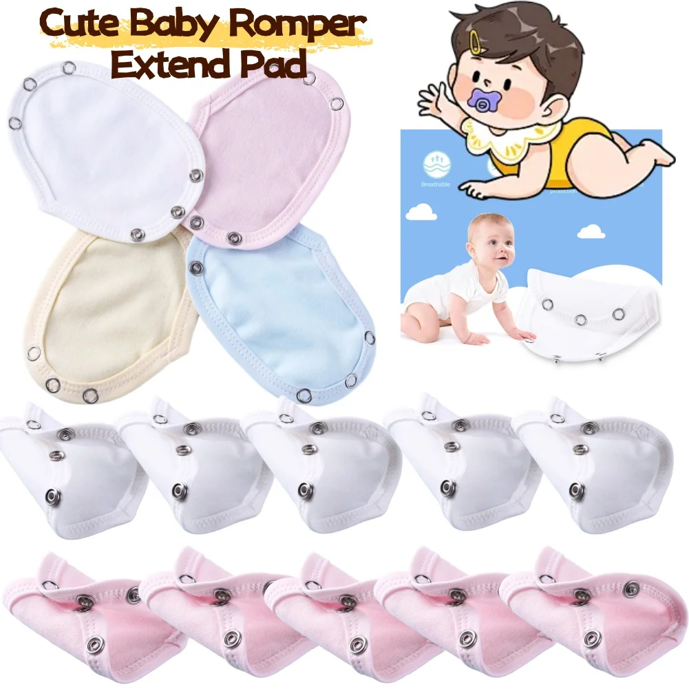 1-5PCS Baby Romper Partner Lengthen Pads Super Utility Bodysuit Diaper Jumpsuit Lengthen Extend Film Baby Infant Romper Partner