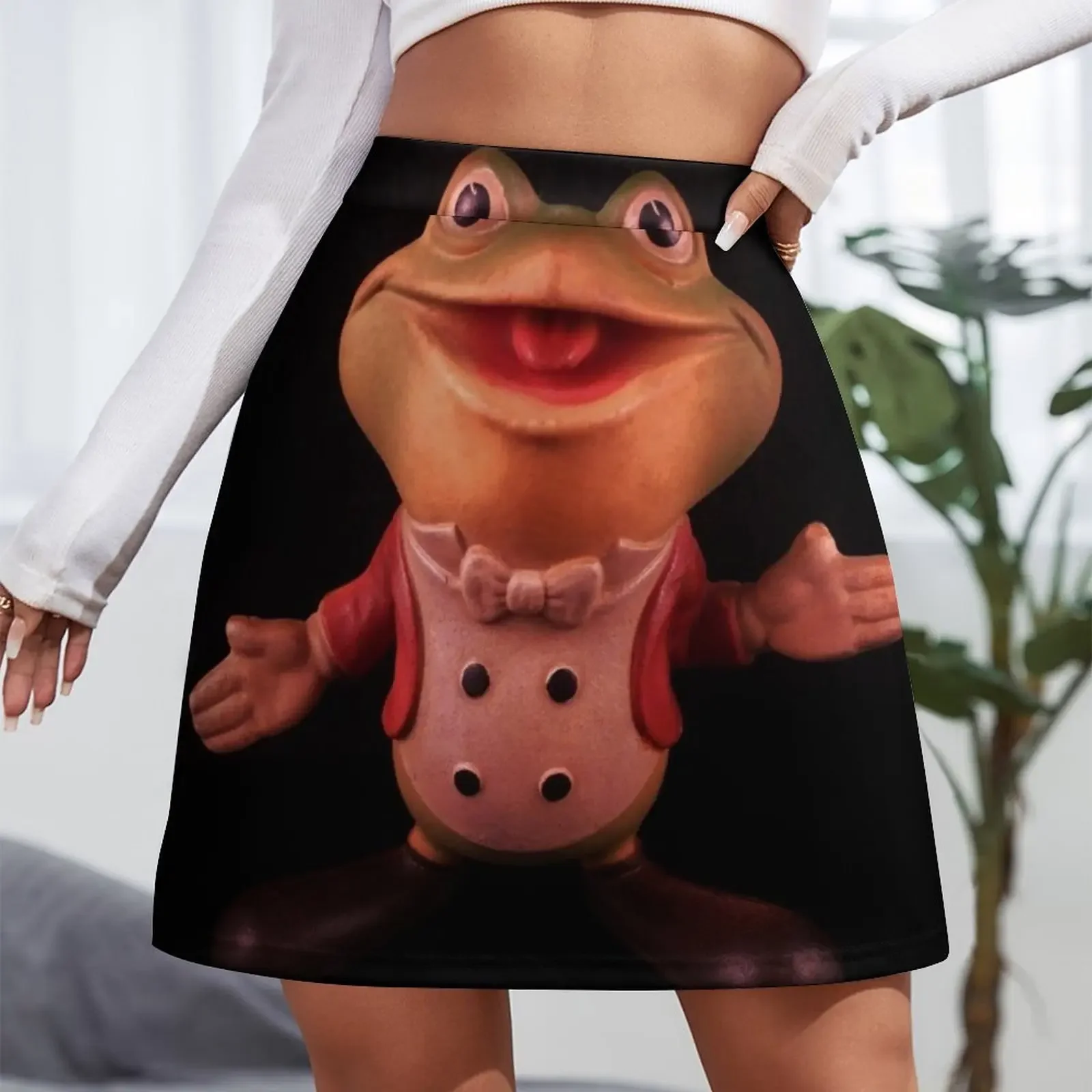 Plunk twanger ajaib Anda, Froggy! Rok Mini Rok Mini Mikro Pakaian Kawaii Ekstrim Gaya Korea