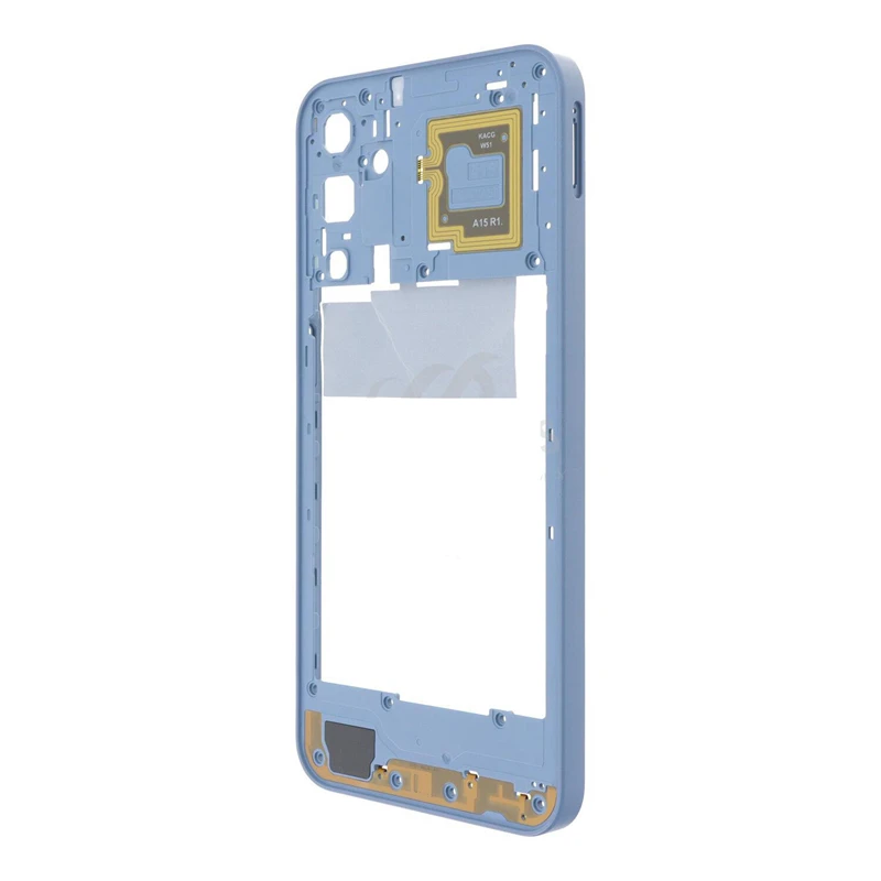 Middle Frame Housing Bezel For Samsung Galaxy A15 4G/5G Back Faceplate Front Frame Chassis + Volume Button Repair Parts