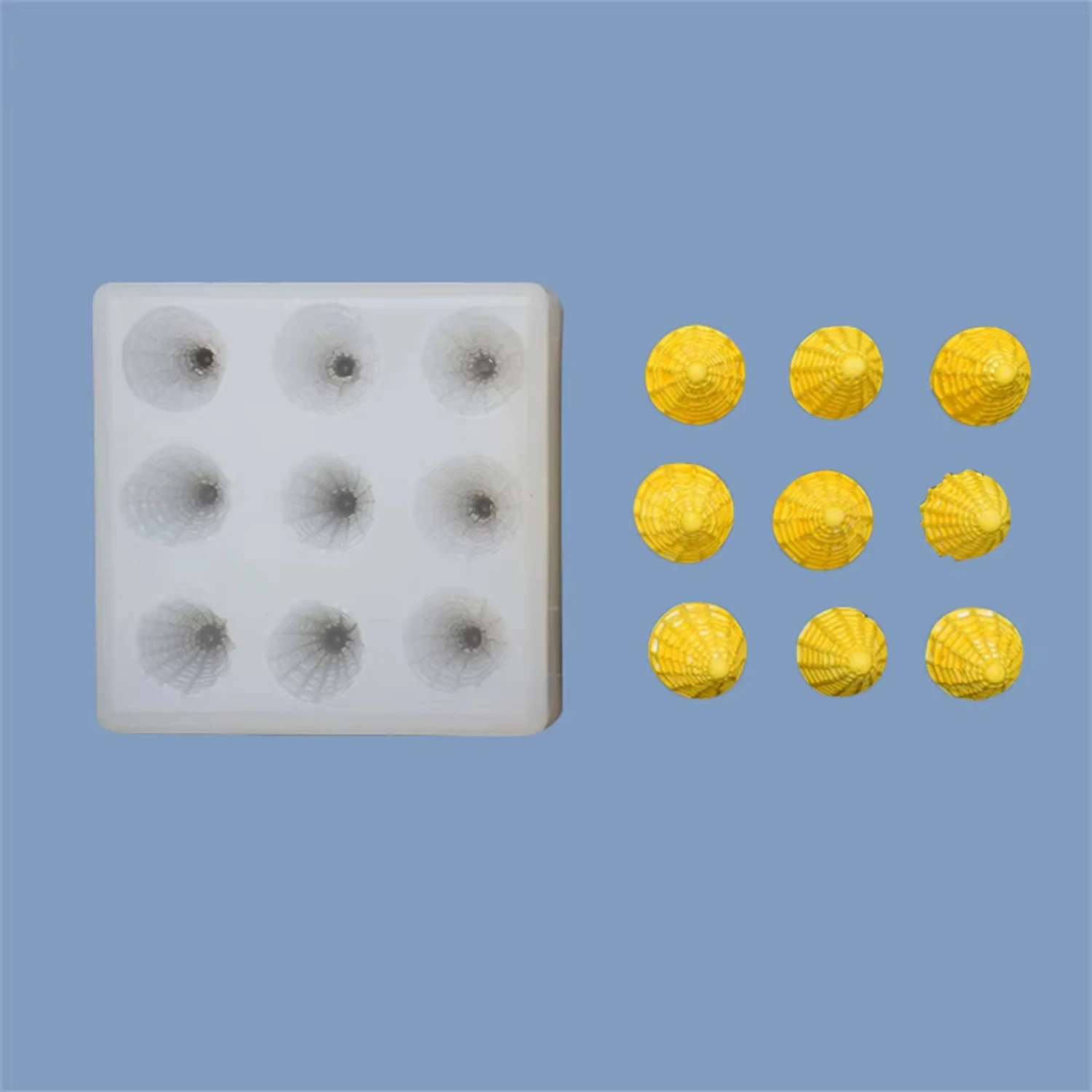 초콜릿 실리콘 몰드 아이스크림 원추형 다이 베이킹기구 케이크 몰드 간편한 탈형 테이퍼 몰드