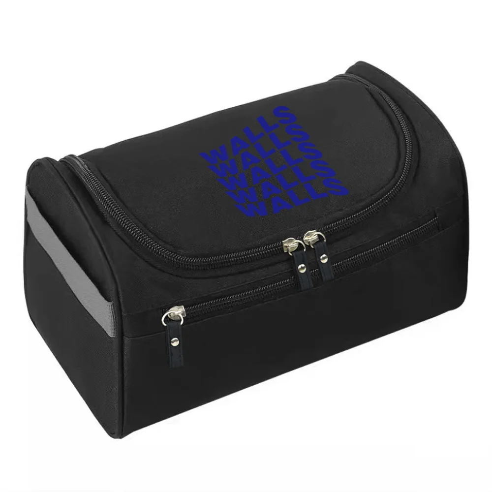 2023 Unisex Travel Cosmetic Bag Hanging Makeup Bags Necessaries Organizer Storage Pouch Toiletry Beauty Case Walls Print Handbag