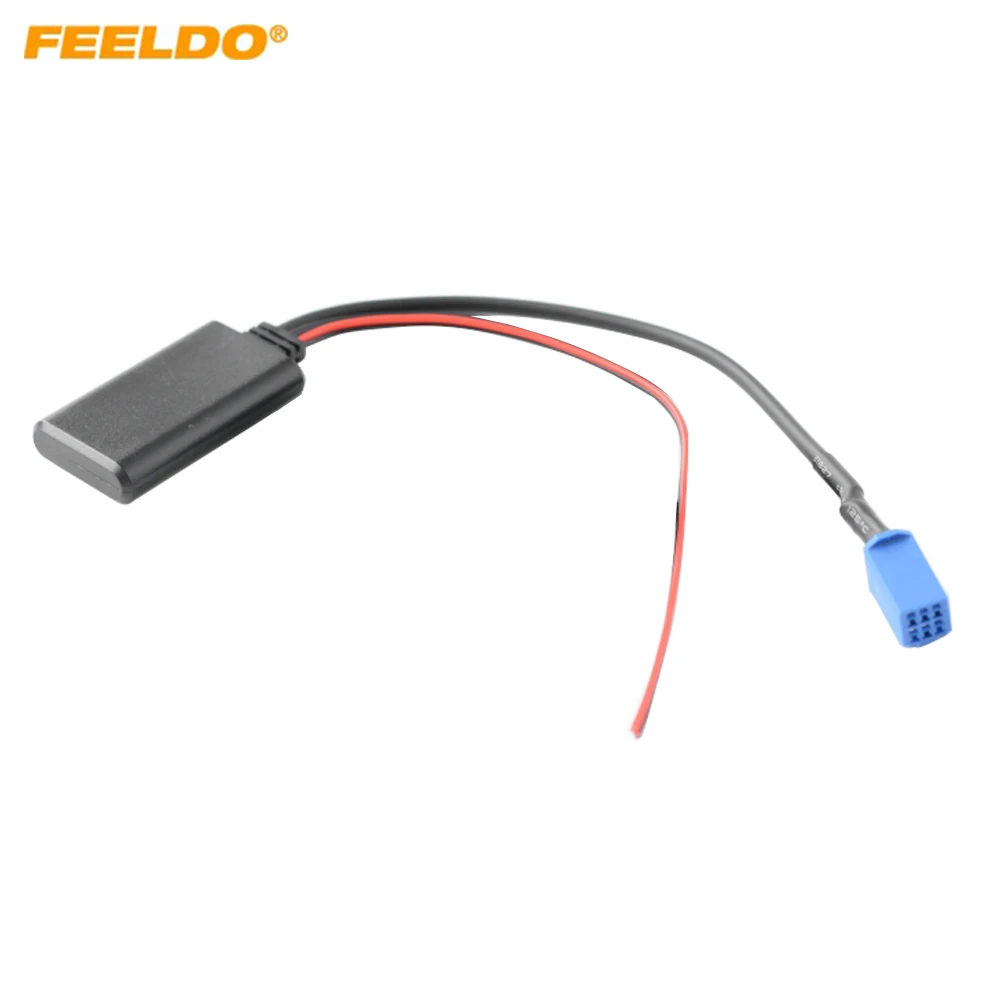 

FEELDO Car Wireless Bluetooth Module Music 6Pin AUX Adapter For Toyota Crown Lexus IS300/ES350/LX570