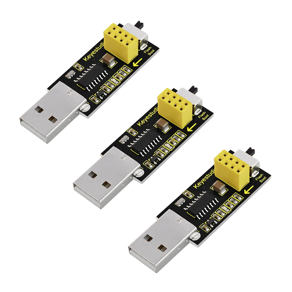 keyestudio-adaptador-serial-port-shield-para-arduino-programador-esp01-ch340g-usb-para-esp8266-modulo-wifi-esp8266-esp-01s-3pcs