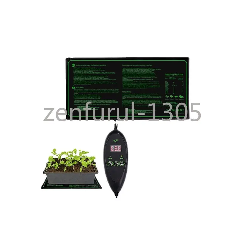 

New Product Supply Crawler Plant Heating Pad Digital Display Temperature Control Heating Mat Seed Germination Long Hair