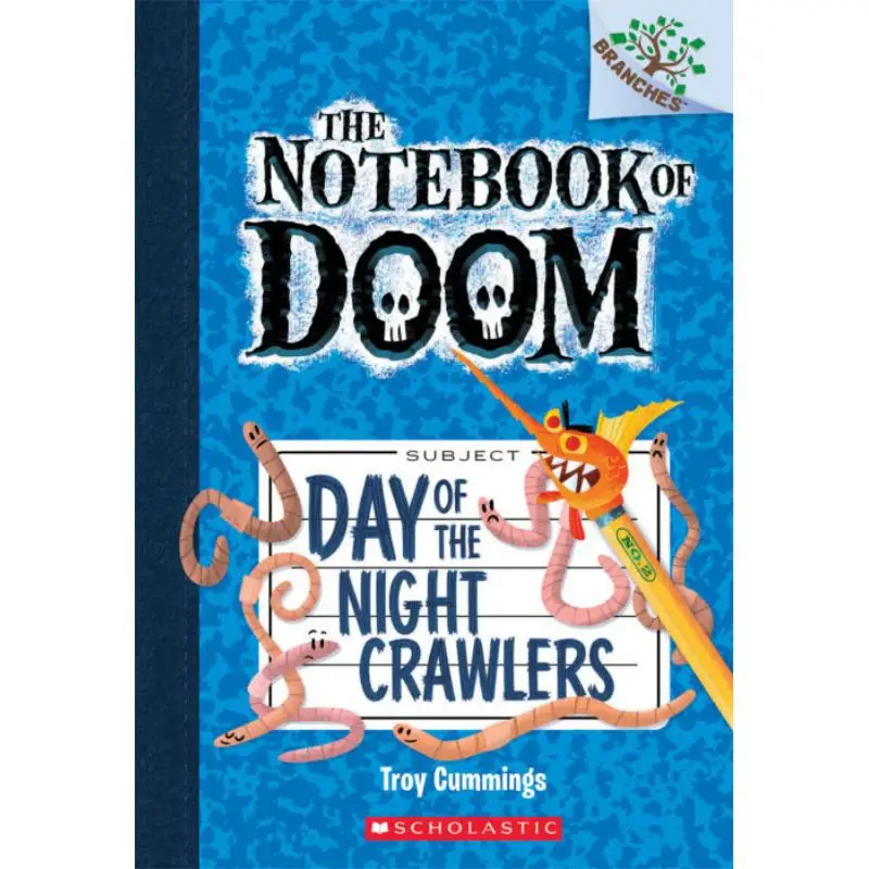 The Notebook Of Doom 02 Day Of The Night Crawlers Toy Cummings SCHO ZY 9780545493253 Book