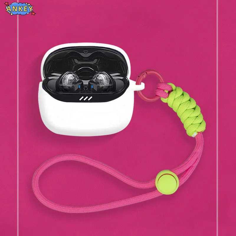 for JBL Tune Beam 2 Case Protective Nylon Lanyard Soft Cover JBL TuneBeam2 Shells Sleeve Hand Rope Strap Accessories