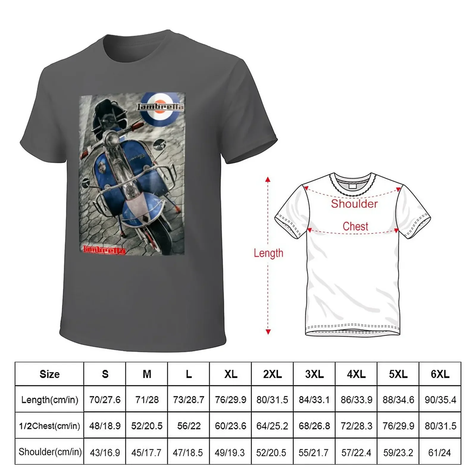 Retro Lambretta T-Shirt sweat plus sizes sublime mens clothes