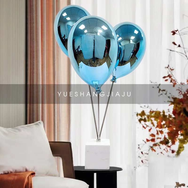 Creative balloon living room,floor ornaments,model room,entrance decor,hotel courtyard,light luxury and atmospheric ornaments