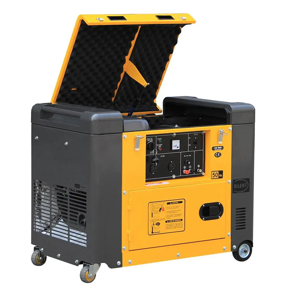 

Hiearns Portable diesel Generator 7kva 5kva Generator Price DG8500SE