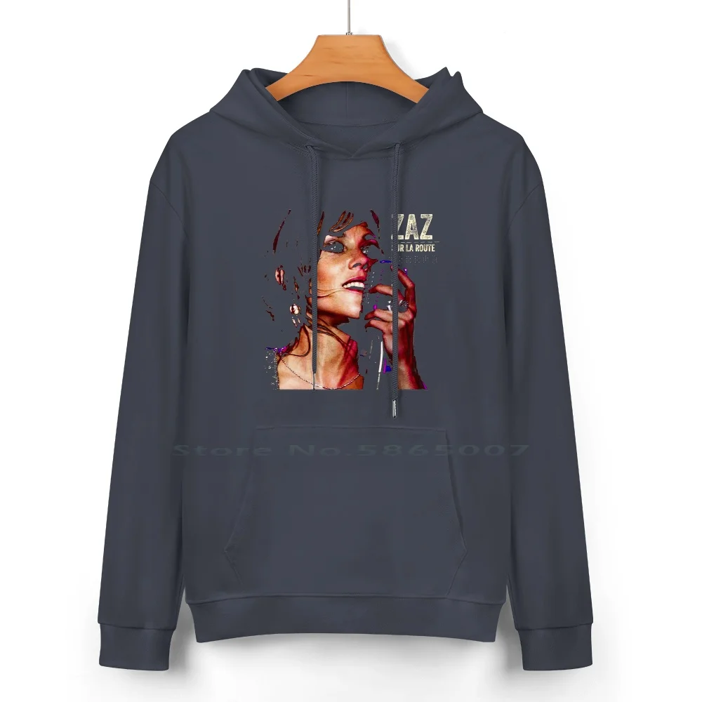 Zaz Sur La Route Pure Cotton Hoodie Sweater 24 Colors Sur La Route Paris Serra Toujours Paris Recto Verso Zaz Isabelle Geffroy