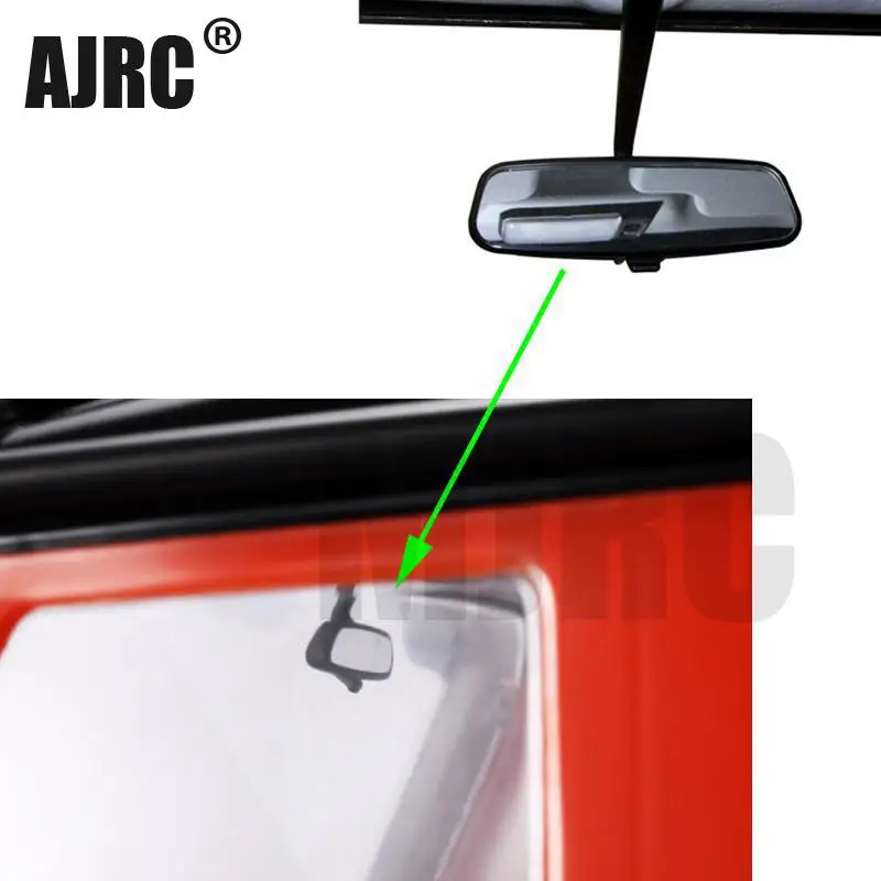 Simulation Plastic Rearview Mirror For 1/10 Rc Crawler Car Trax/as Trx4 Bronco D90 D110 Axial Scx10 90046 Rgt Rc4wd Tamiya