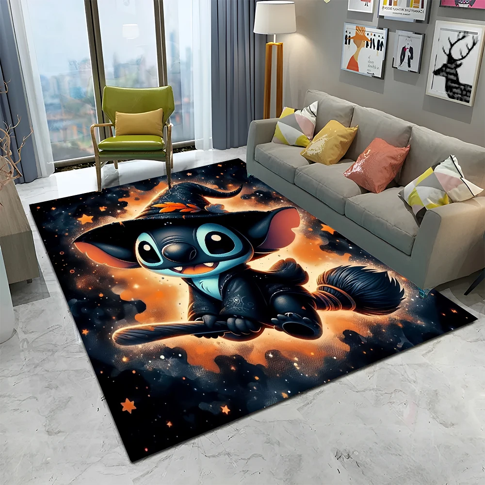 Lilo Stitch 2 Cartoon 2025 New Style Area Rug Carpets for Living Room Bedroom Sofa Doormat Decoration,kids Non-slip Floor Mat