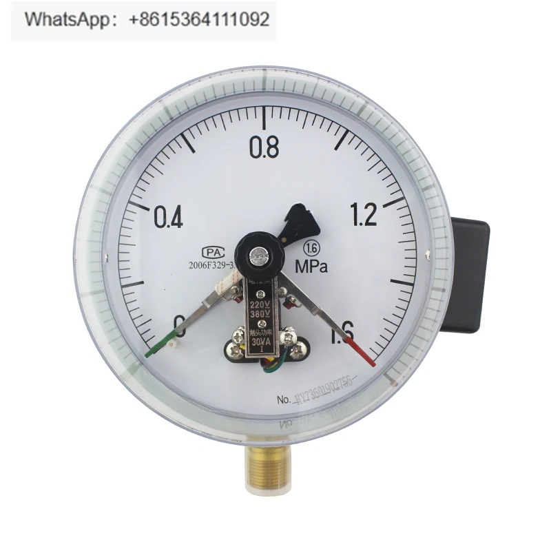 

YXC-150 Magnetic Assisted Electrical Contact Pressure Gauge 0-1.6 MPA Vacuum Gauge