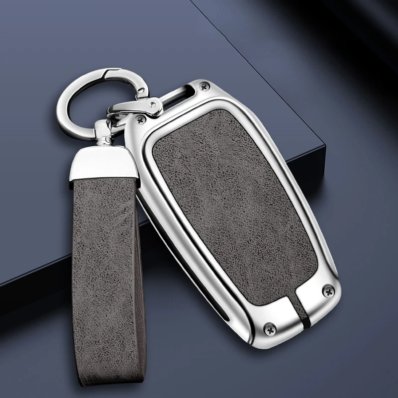 Fashiion Zinc Alloy Leather Car Smart Remote Control Key Case for Lexus Cover Auto Keychain Accessories Keyless Protector Shell