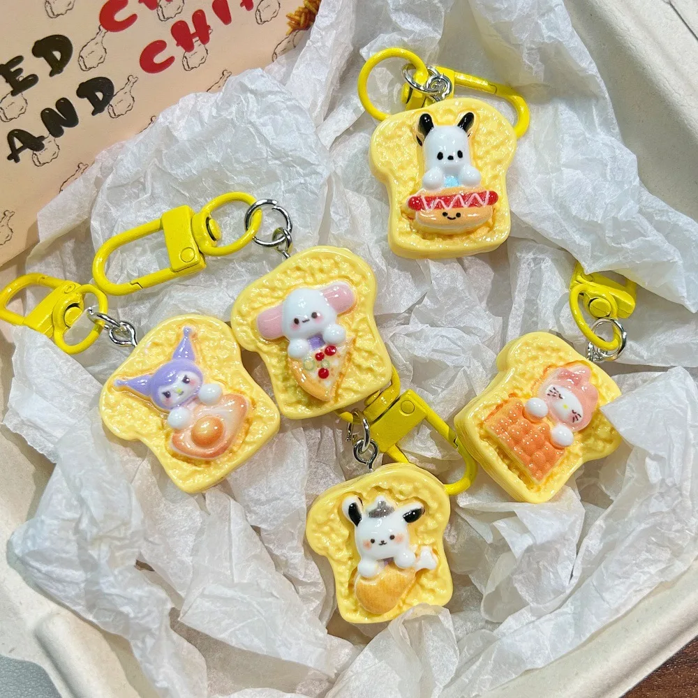 

Sanrio Cinnamoroll Keychain Kawaii Anime Kuromi My Melody Keychain Cute Anime Backpack Bag Pendant Key Accessories Birthday Gift