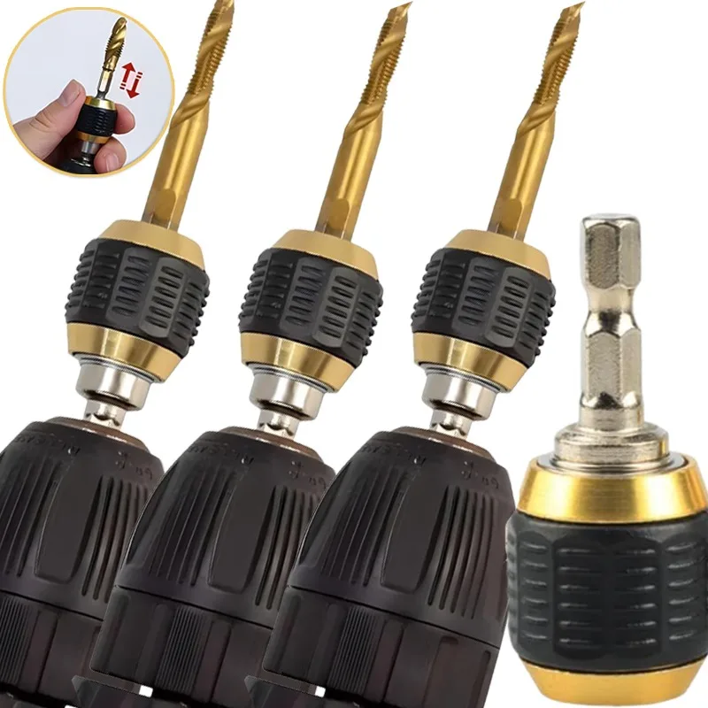 

Держатель сверла с шестигранным хвостовиком Удлинитель Самоблокирующийся адаптер для сверла Отвертка Быстроразъемное соединение Конвертер Ручка Адаптеры патрона