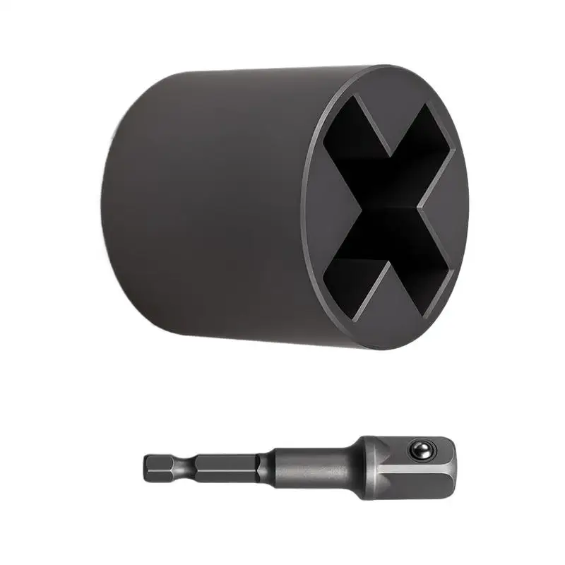 

Scissor Jack Drill Adapter Scissor Jack Adapter Easy-Install Steel Attachment For Boat RV Leveling Roadside Accidents Long Trip