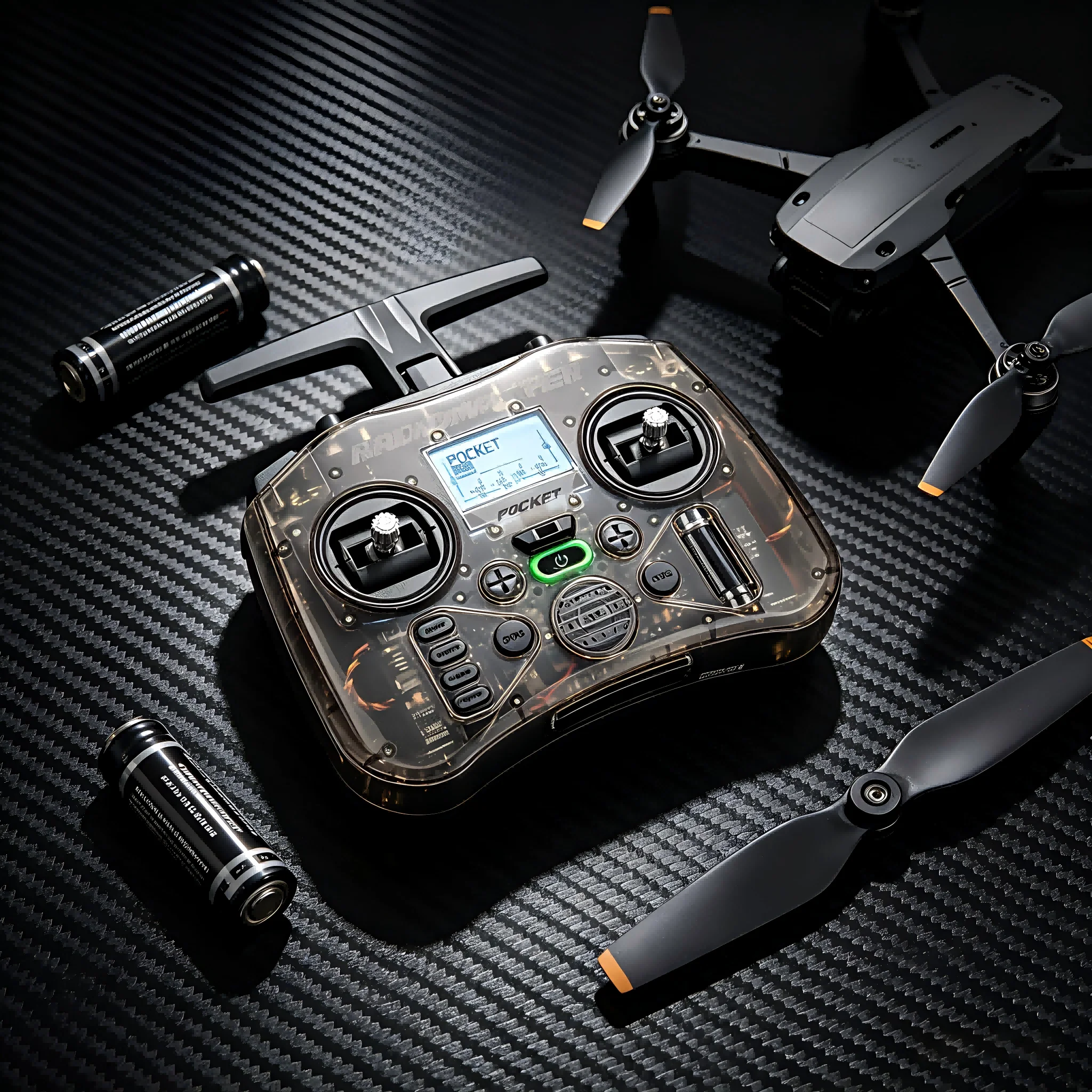 

Радиоконтроллер ELRS CC2500 M2 FPV с датчиками Холла, ЖК-экраном, LED-подсветкой, портативный пульт дистанционного управления для дронов и радиоуправляемых моделей