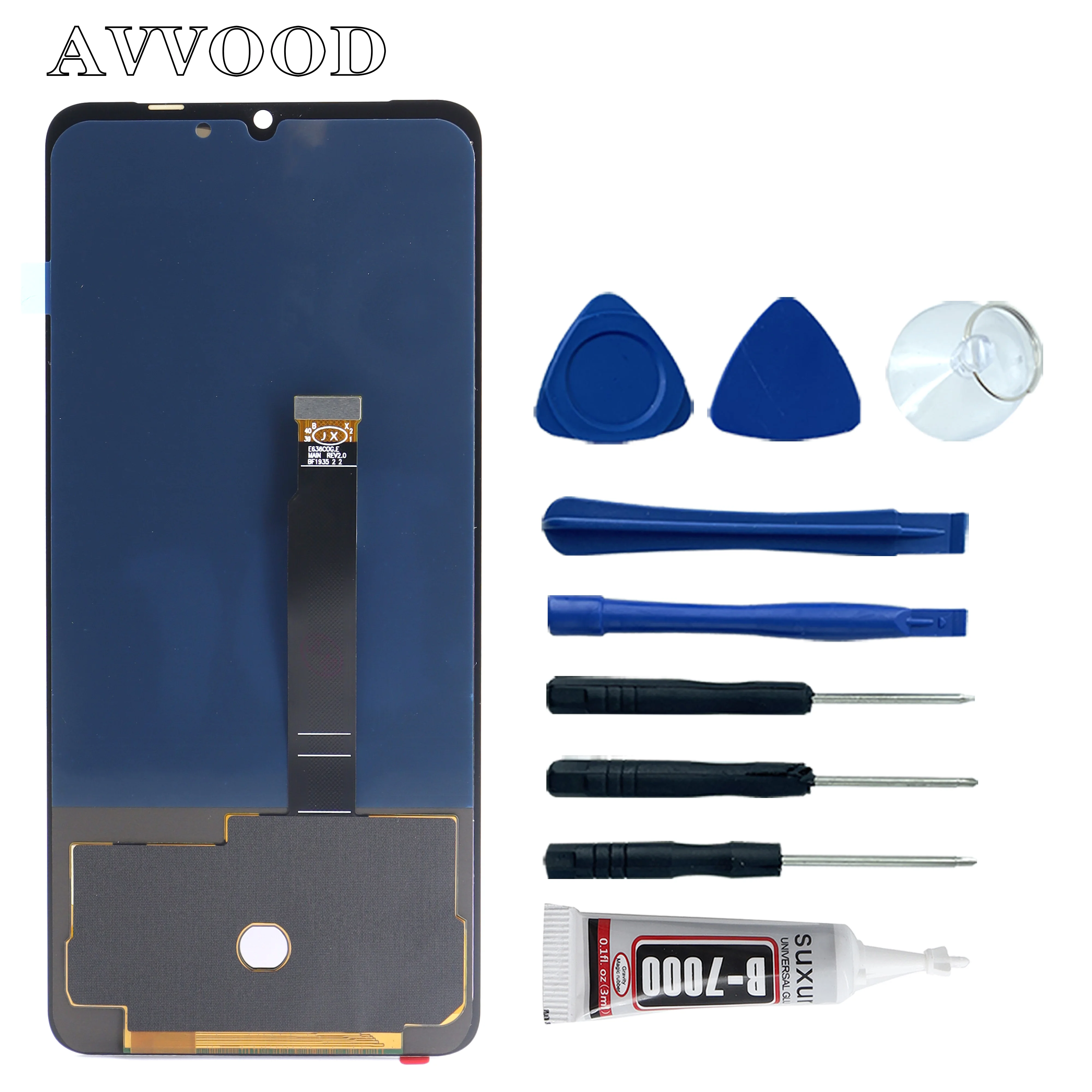 Imagem -05 - Oled Lcd Display Touch Screen Assembly Substituição Oled Acessório para Oppo Realme x2 Pro Rmx1931 Reno Ace 65