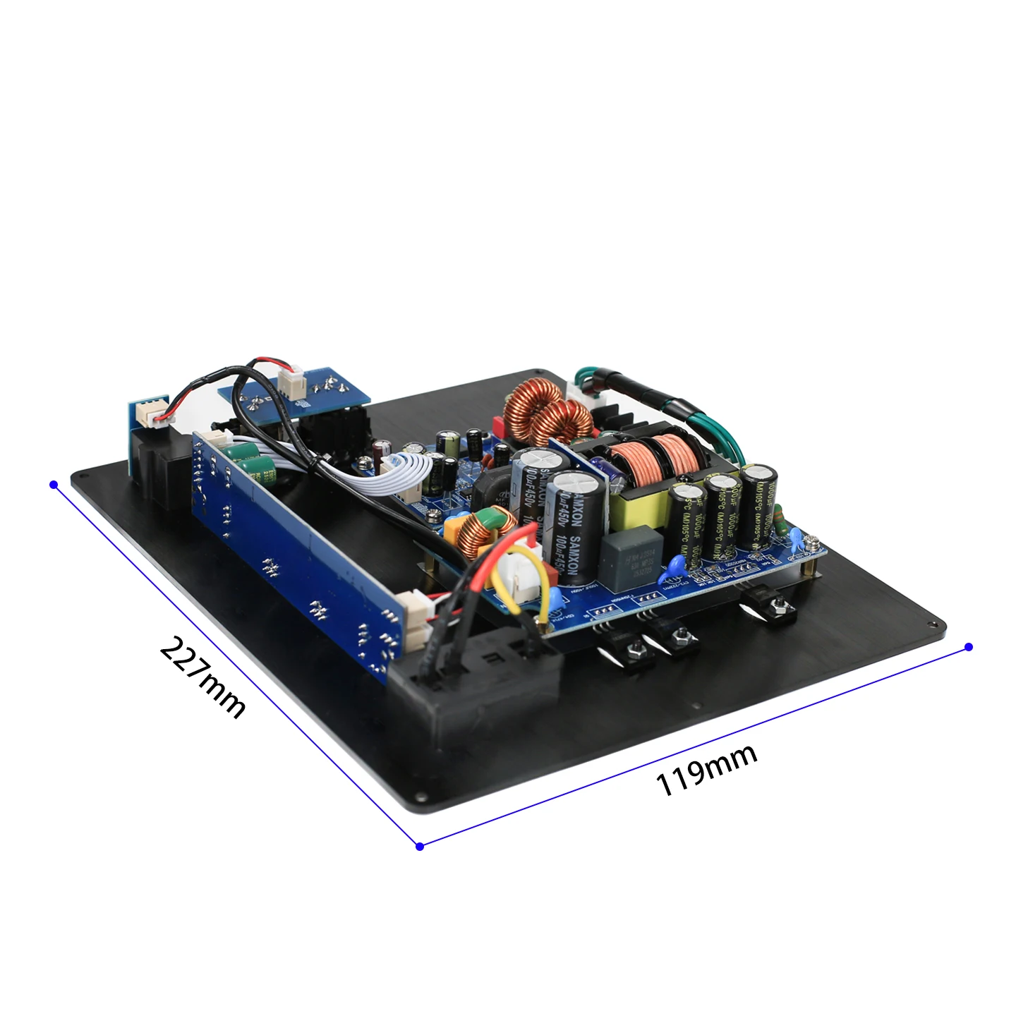 TPA3255 디지털 서브우퍼 증폭기 보드 300W 고출력 액티브 서브 베이스 앰프 홈 오디오 DIY 스피커용 XLR RCA 입력