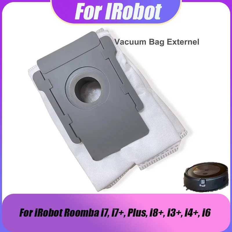 Bolsa de polvo para aspiradora Roomba iRobot i7, i7 +, Plus, i8 +, i3 +, i4 +, i6, piezas de repuesto reutilizables, 1 piezas