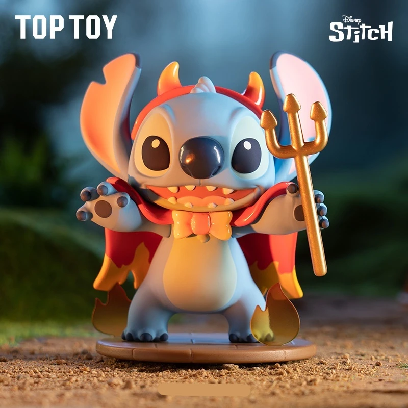 Disney Stitch Scatola cieca Diario strano Serie Figure anime Scatola misteriosa da collezione Simpatica statua in PVC Decorazione della stanza delle bambole Regalo fatto a mano