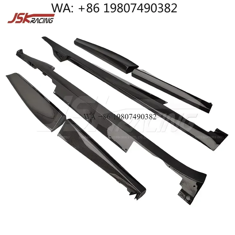 Wmwmnu Dry Carbon Fiber Side Skirts for 2024 2025 Purosangue Fuv OEM Style Body Kit Aerodynamic Lip Spoiler