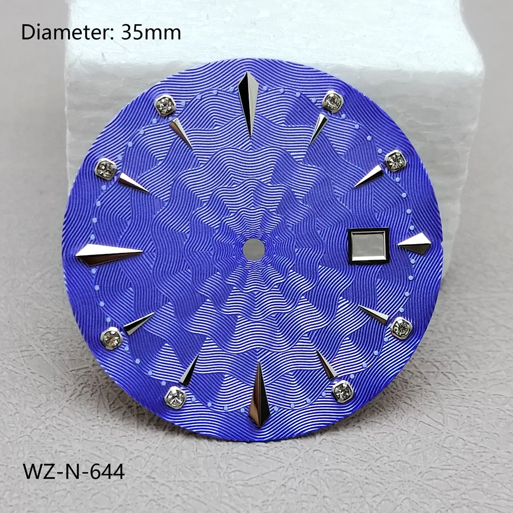 قرص NH35 مقاس 35 مم، قرص بريساج غير مضيء مناسب لملحقات ساعة الحركة الميكانيكية الأوتوماتيكية NH35 اليابانية