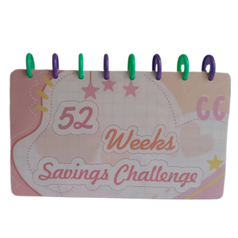 Mini Binder Deposit Challenge Deposit 52 Weeks Deposit Challenge Binder Creative Mini Deposit Binder Gifts