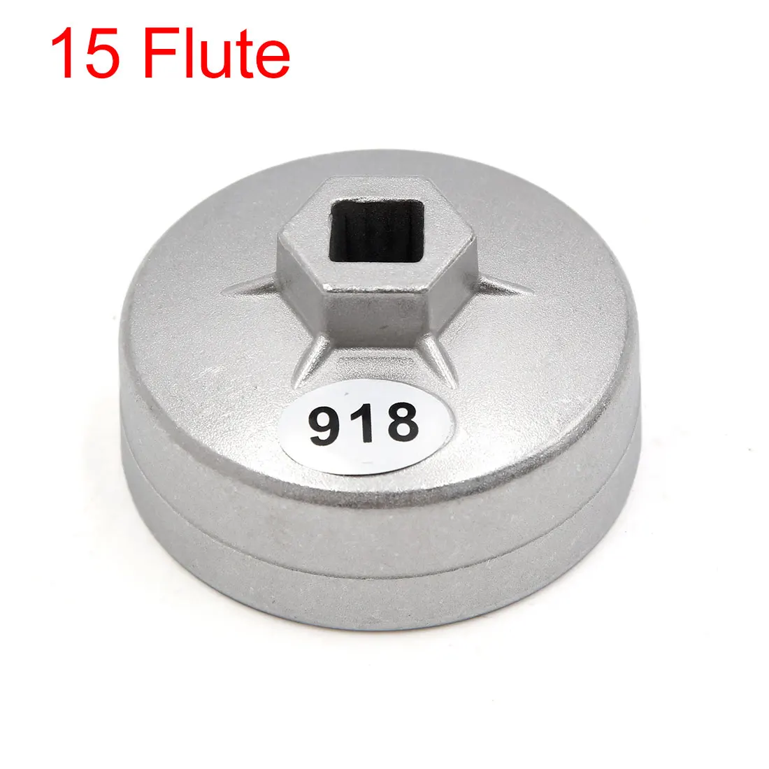 uxcell 918 Aluminum Alloy Car 74mm Inner Dia 15 Flute Oil Filter Cap Wrench Socket Removal Tool