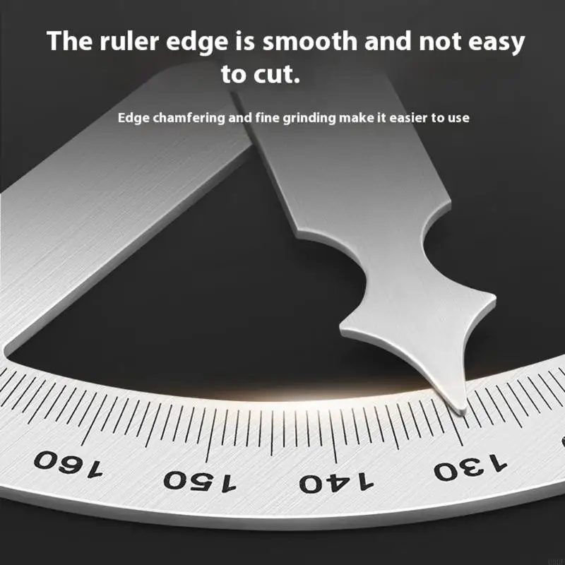   Protractors Stainless Steel 180 Degree Semi Circular Angles Ruler