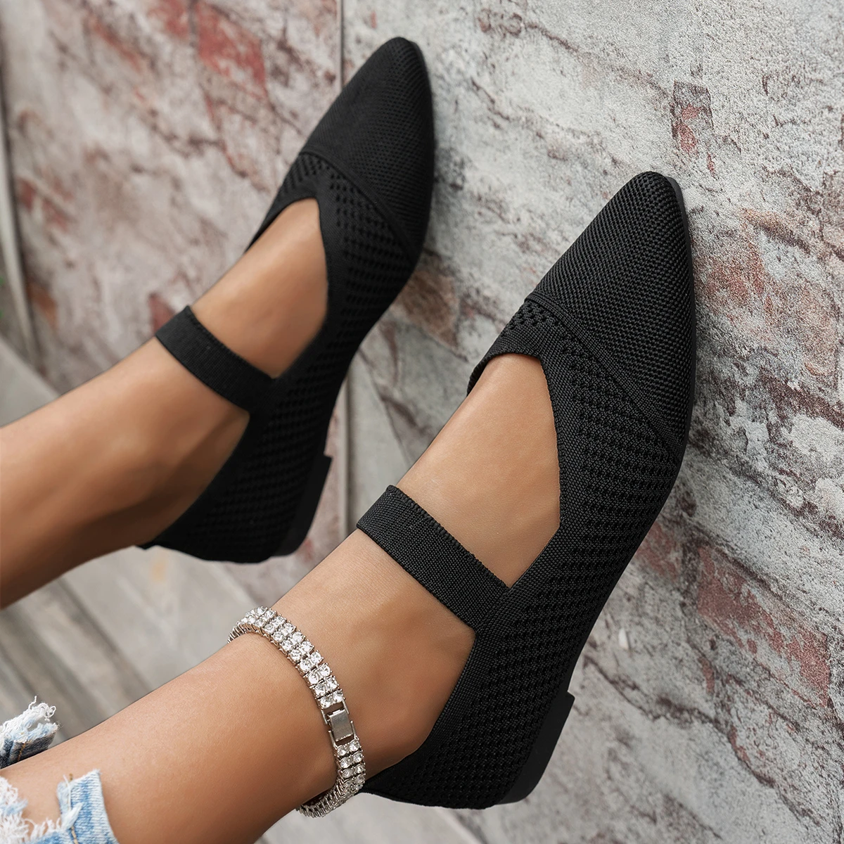 Dames Zomer Nieuwe Uitgeholde - Pointed Toe Flat recensie en prijs
